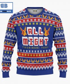 all might my hero academia anime christmas custom knitted 3d sweater 4 Hp5MS