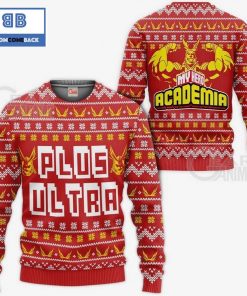 all might plus ultra my hero academia anime ugly christmas sweater 4 YihQb