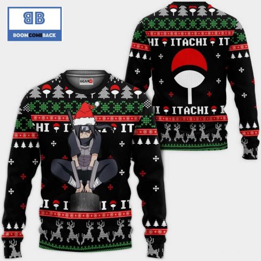 Anbu Itachi Naruto Anime Christmas 3D Sweater