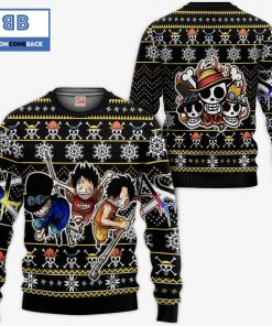 asl pirates one piece anime christmas 3d sweater 2 JSE3o