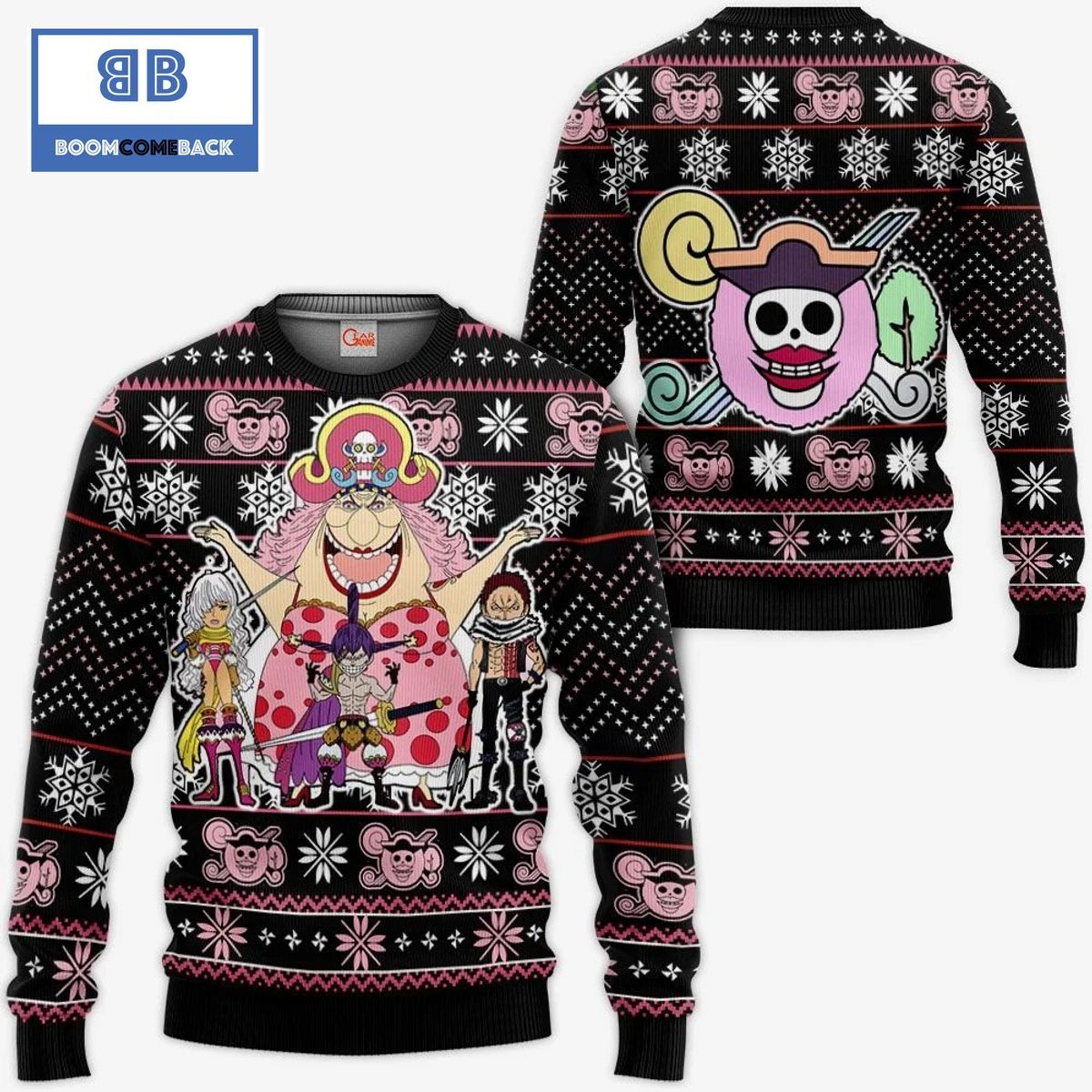 Big Mom Pirates One Piece Anime Christmas 3D Sweater