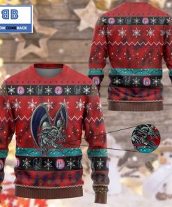 black skull dragon yu gi oh anime custom imitation knitted christmas 3d sweater 2 CJdQ5