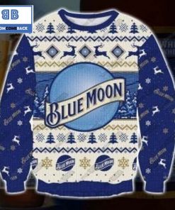 Blue Moon Beer Christmas 3D Sweater