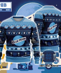 blue moon beer christmas blue 3d sweater 3 dzW4G