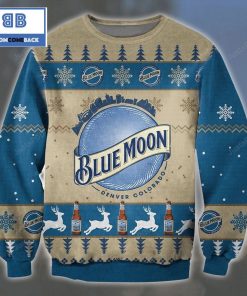 blue moon beer christmas pattern 3d sweater 3 TKxmg