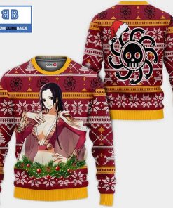 boa hancock one piece anime christmas 3d sweater 2 AUNon