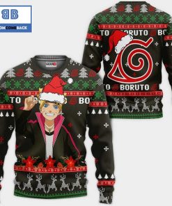 Boruto Satan Claus Naruto Anime Ugly Christmas Sweater