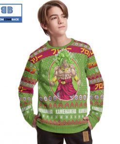 broly super saiyan dragon ball anime christmas custom knitted 3d sweater 2 o1XSh