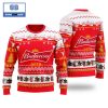 Budweiser Beer Yellow Christmas 3D Sweater