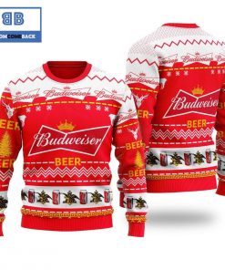 budweiser beer red christmas 3d sweater 3 aN11N
