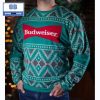 Budweiser Beer Yellow Christmas 3D Sweater