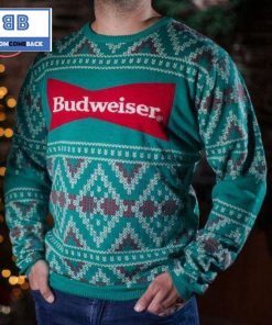 budweiser bowtie beer christmas 3d sweater 2 nAvCC