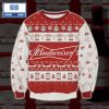 Budweiser Bowtie Beer Christmas 3D Sweater