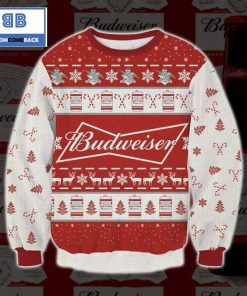 budweiser christmas pattern 3d sweater 2 NnLTF