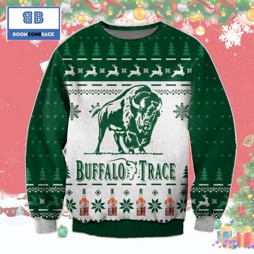 Buffalo Trace Bourbon Whisky Christmas 3D Sweater