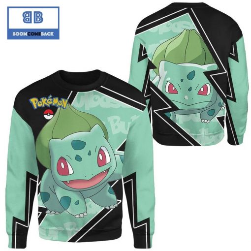 Bulbasaur Pokemon Anime Christmas 3D Sweatshirt