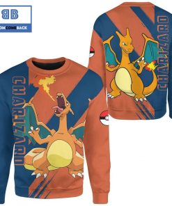 Charizard Pokemon Anime Christmas 3D Sweatshirt