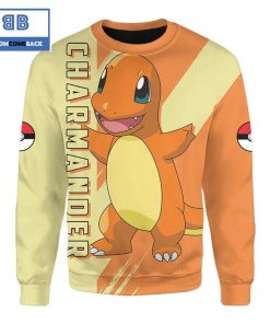 Charmander Pokemon Anime Christmas 3D Sweatshirt