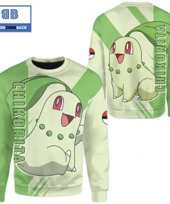 chikorita pokemon anime christmas 3d sweatshirt 2 Altyf
