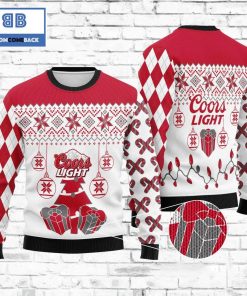 coors light beer gift christmas 3d sweater 2 bkKy6