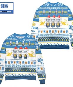 corona extra beer can pattern christmas 3d sweater 2 t5p0D