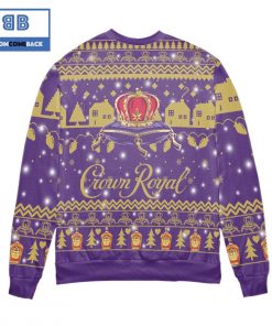 crown royal canadian whisky snowflake christmas 3d sweater 2 aPk65
