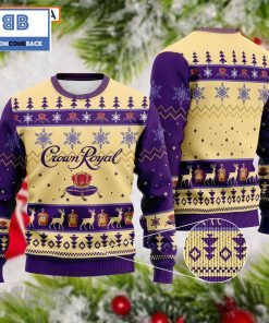 crown royal canadian whisky wool christmas 3d sweater 4 CW25A