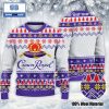 Crown Royal Whisky Christmas Beige 3D Sweater