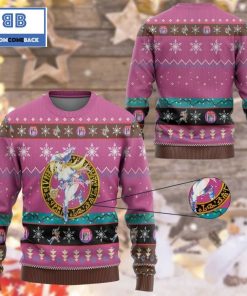dark magician girl yu gi oh anime custom imitation knitted christmas 3d sweater 2 lskXv