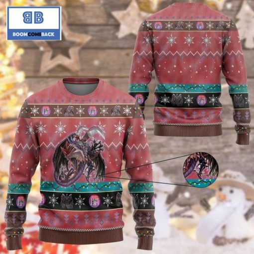 Destiny Hero Plasma Yu Gi Oh Anime Custom Imitation Knitted Christmas 3d Sweater