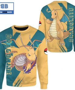 dragonite pokemon anime christmas 3d sweatshirt 2 m5C9g