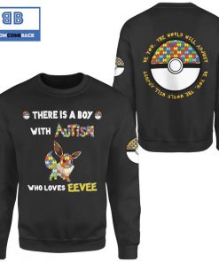 Eevee Autism Pokemon Anime Christmas 3D Sweatshirt