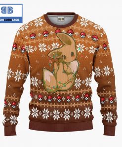 eevee cute pokemon anime christmas custom knitted 3d sweater 4 iYTlp
