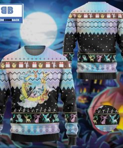 eevee evolutions pokemon anime custom imitation knitted christmas 3d sweater 2 B5SUH