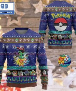 eevengers pokemon anime custom imitation knitted ugly christmas sweater 3 6BgiV