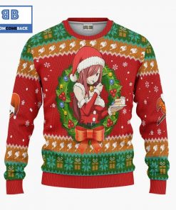 erza scarlet fairy tails anime christmas custom knitted 3d sweater 4 rAxYb