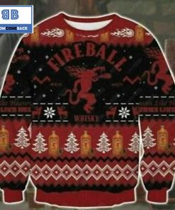 fireball cinnamon whisky christmas 3d sweater 2 xP42e