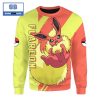 Flareon Starry Pokemon Anime Christmas 3D Sweatshirt