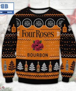 four roses bourbon whisky christmas 3d sweater 2 qbHvB