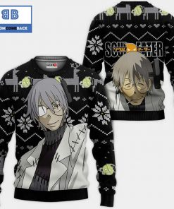 franken stein soul eater anime christmas 3d sweater 3 9ApuZ