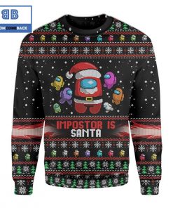 game among us custom imitation knitted ugly christmas sweater 2 L2HR4