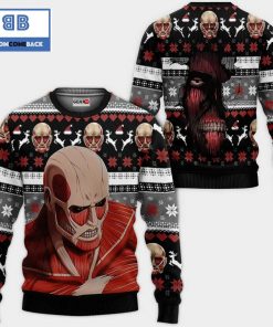 giant titan attack on titan anime christmas 3d sweater 4 XNbXx