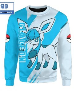 glaceon pokemon anime christmas 3d sweatshirt 2 hW3x5