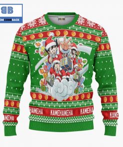 goku gohan and chi chi dragon ball anime christmas custom knitted 3d sweater 4 i1GnZ
