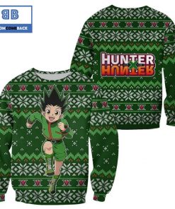 gon hunter x hunter anime ugly christmas sweater 2 5tqlp