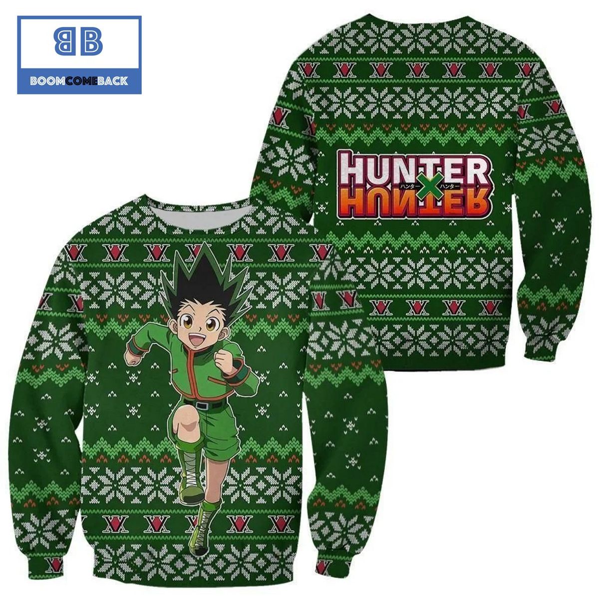 Gon Hunter x Hunter Anime Ugly Christmas Sweater