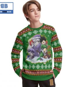 Gon & Killua Hunter x Hunter Anime Christmas Custom Knitted 3D Sweater