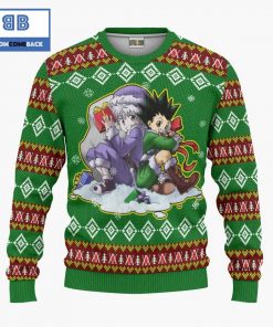 gon killua hunter x hunter anime christmas custom knitted 3d sweater 4 YU9do