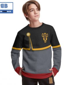Gordon Agrippa Uniform Black Clover Anime 3D Sweater