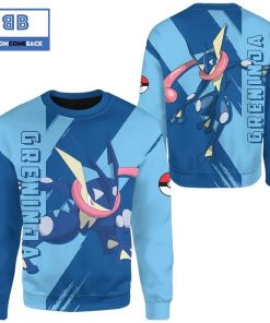greninja pokemon anime christmas 3d sweatshirt 4 vf184